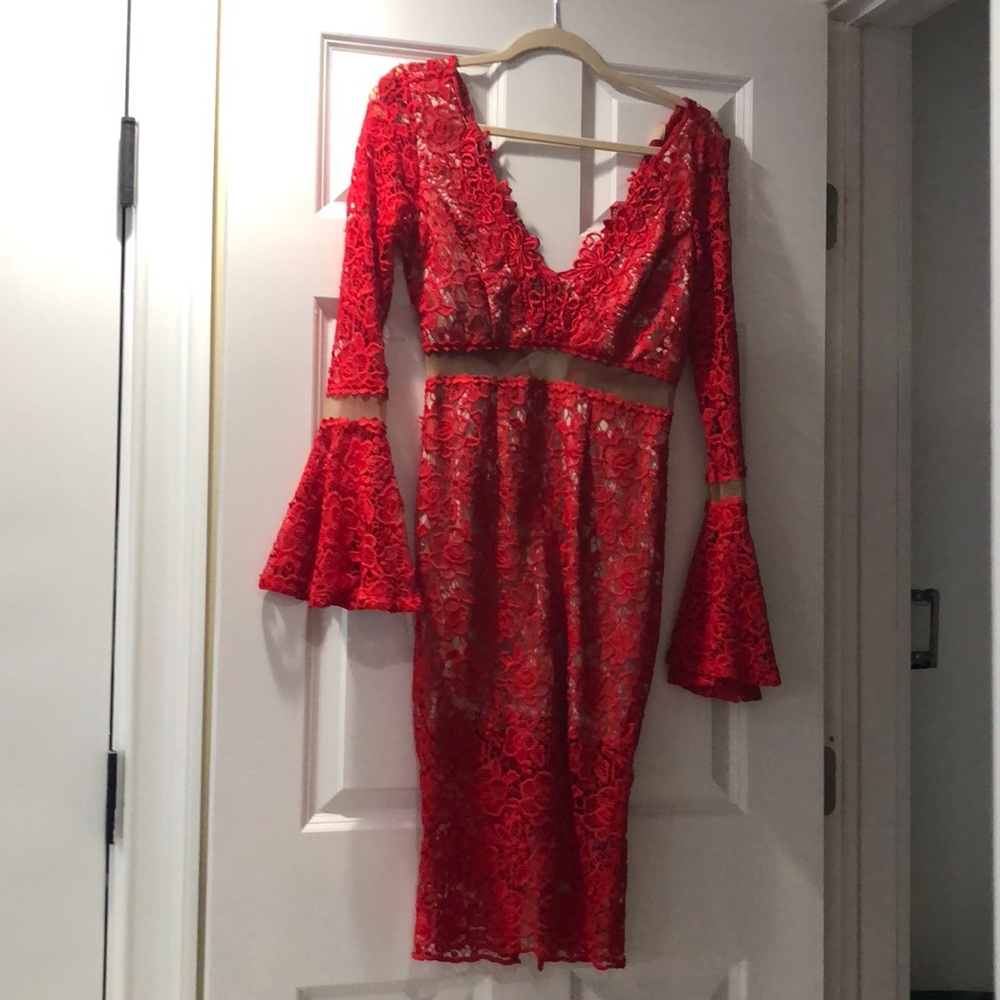 Asos love triangle dress